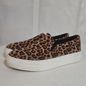Soda Leopard Print Slip-On Shoes
